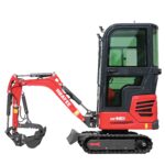 Mini Excavator with Enclosed Cab, 13.5 hp B&S Engine | HUAYEE HY14D - Image 4
