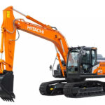 2026 Hitachi ZX160LC-7H Hydraulic link thumb, hydraulic coupler, and dig bucket included