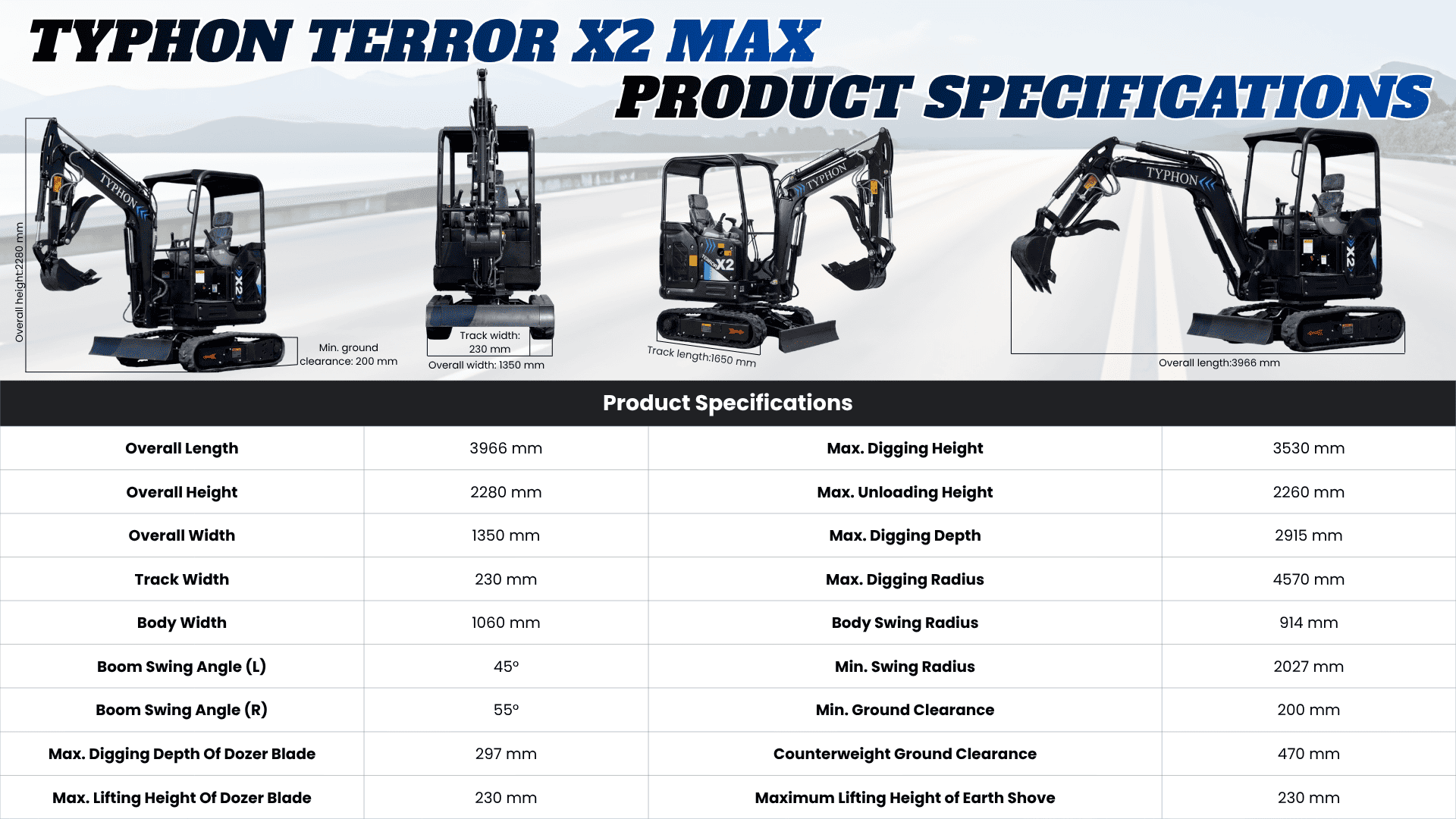 Typhon Terror X2 Max Features