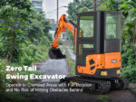 AX-17J | 23 HP B&S Engine 1.6 Ton Mini Excavator with Swing Boom & Enclosed Cab - Image 10