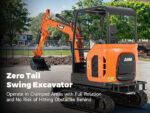 AY-25 | 25 HP Perkins Diesel Engine 2.5 Ton Mini Excavator with Swing Boom & Adjustable Speed - Image 9
