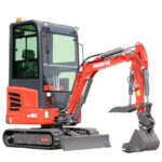 Mini Excavator with 14hp Kubota Engine | Hydraulic Thumb, Side Swing & Cab | HUAYEE HY18C - Image 2