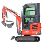 Mini Excavator with 14hp Kubota Engine | Hydraulic Thumb, Side Swing & Cab | HUAYEE HY18C - Image 3