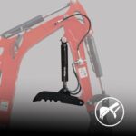 MechMaxx Mini Compact Excavator with HONDA GX390 Engine, 65.7" Max Digging Depth, 2280 lb Operating Weight, Model MEC10 - Image 25
