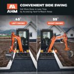 AX-17J | 23 HP B&S Engine 1.6 Ton Mini Excavator with Swing Boom & Enclosed Cab - Image 2