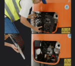 AX-16C | 23 HP B&S Engine Mini Excavator with Swing Boom - Image 18