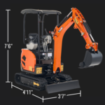 AX-17 | 23 HP B&S Engine 1.6 Ton Mini Excavator with Swing Boom - Image 14