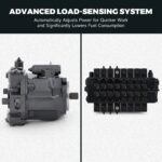 AY-25J | 25 HP Perkins Diesel Engine 2.5 Ton Mini Excavator with Swing Boom & Adjustable Speed - Image 4