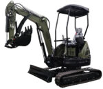 TYPHON TERROR XXV 2.5 Ton Mini Excavator KUBOTA Diesel Engine USA - Image 2