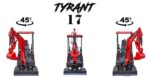 3800lbs TYRANT 17 Diesel Mini Excavator Kubota D902 Engine Side Swing w 12 attachments - Image 15