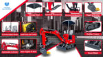 TYPHON TERROR ONE STORM 1 Ton Mini Excavator Trench Digger with Hydraulic Oil Cooler Canopy & Wide Bucket Ideal for Garden, Farm, Park & Road Work Digging, Drilling, Bull-Dozing - Image 9