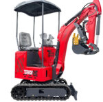 TYPHON TERROR ONE STORM 1 Ton Mini Excavator Trench Digger with Hydraulic Oil Cooler Canopy & Wide Bucket Ideal for Garden, Farm, Park & Road Work Digging, Drilling, Bull-Dozing - Image 8