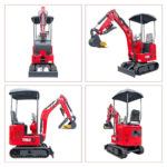 TYPHON TERROR ONE STORM 1 Ton Mini Excavator Trench Digger with Hydraulic Oil Cooler Canopy & Wide Bucket Ideal for Garden, Farm, Park & Road Work Digging, Drilling, Bull-Dozing - Image 15