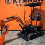 KYMRON® XH14-2 Pro Mini Excavator (w/ Side Swing Boom & Retractable Tracks)