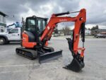 2026 Kubota U35-4 (CAB ANGLE)  includes enclosed cab, heat, A/C, angle blade, coupler, hydraulic thumb, dig bucket - Image 2