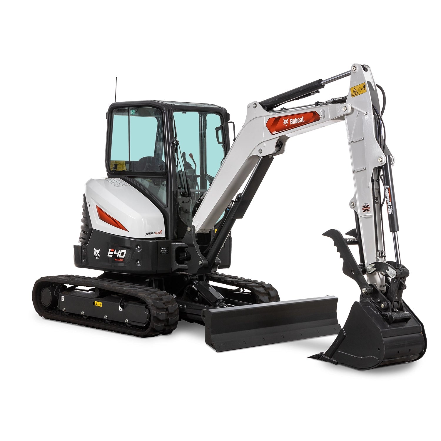 Bobcat_E40bucket_White E40 Compact Excavator - Image 1