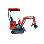 1.4 Ton Mini Excavator, Gasoline Engine (B&S), Gas w/ Upgraded Hydraulic System | AGT-DY14