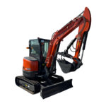 4 Ton, Kubota Diesel Engine Mini Excavator w/ Hydraulic Thumb & A/C | CFG-40UF - Image 2