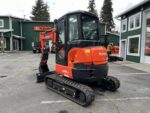 2026 Kubota U35-4 (CAB ANGLE)  includes enclosed cab, heat, A/C, angle blade, coupler, hydraulic thumb, dig bucket - Image 4