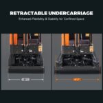 AX-16S | 23 HP B&S Engine Mini Excavator with Retractable Undercarriage - Image 2