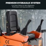 AX-16S | 23 HP B&S Engine Mini Excavator with Retractable Undercarriage - Image 4