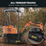 AX-16S | 23 HP B&S Engine Mini Excavator with Retractable Undercarriage - Image 6