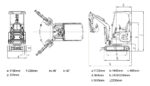 Mini Excavator with 14hp Kubota Engine | Hydraulic Thumb, Side Swing & Canopy | HUAYEE HY18B - Image 10