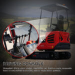 Mini Excavator with 14hp Kubota Engine | Hydraulic Thumb, Side Swing & Canopy | HUAYEE HY18B - Image 7