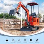 Mini Excavator - Hydraulic Thumb Clamp, 13.5HP Rato Engine Gas Powered | HUAYEE HY12C - Image 11
