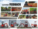 Mini Excavator - Hydraulic Thumb Clamp, 13.5HP Rato Engine Gas Powered | HUAYEE HY12C - Image 12