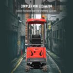 Mini Excavator with Hydraulic Thumb & Side Swing Boom - 13.5hp B&S Engine | HUAYEE HY14C - Image 10