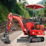 Mini Excavator with Hydraulic Thumb & Side Swing Boom - 13.5hp B&S Engine | HUAYEE HY14C - Image 12