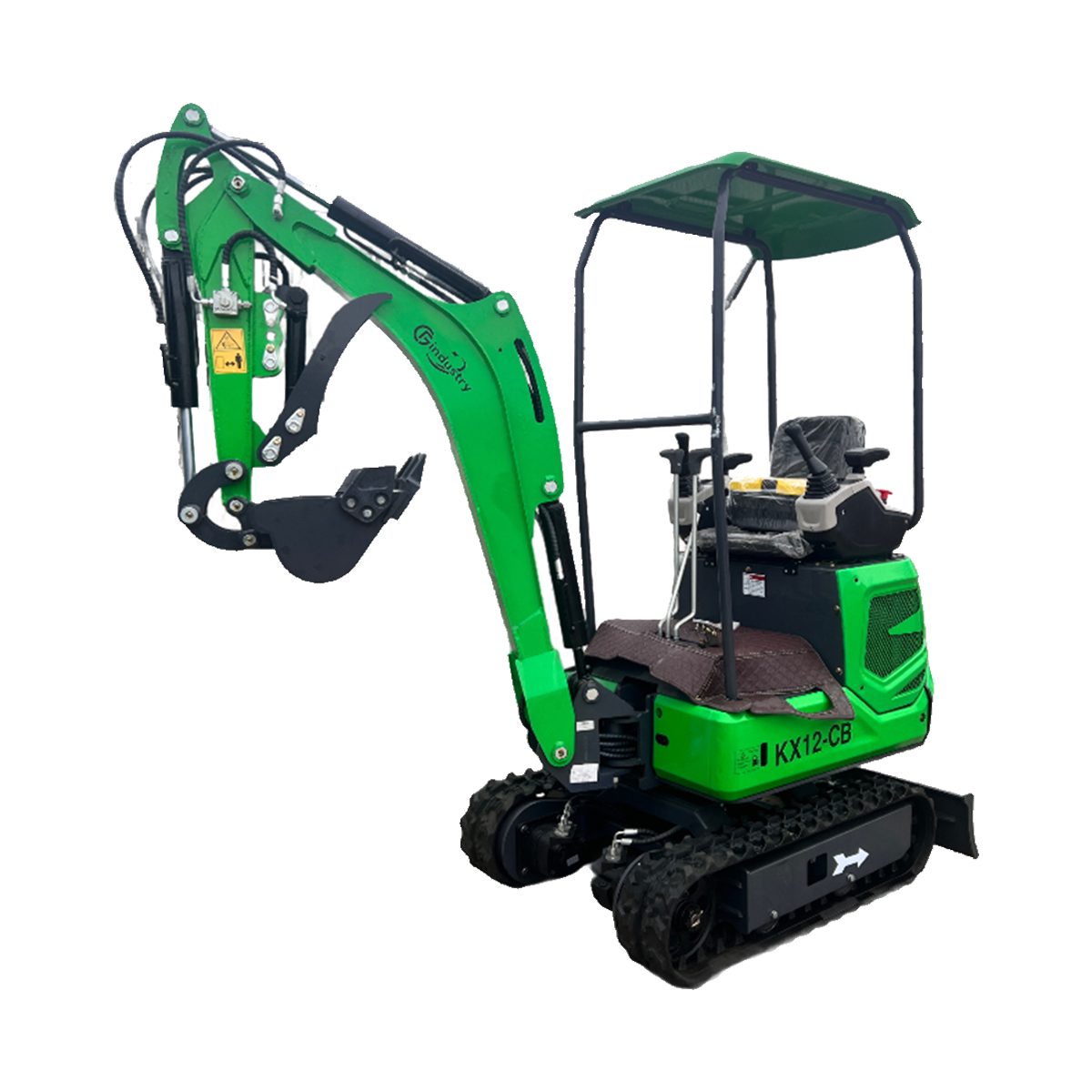 KX12-CBMain 1 Ton, B&S Engine Mini Excavator w/ Hydraulic Thumb & Swing Boom | KX12-CB - Image 1