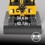 MechMaxx Mini Compact Excavator with Kubota D722 Engine, 65.7" Max Digging Depth, 2700 lb Operating Weight, Model MEC12 - Image 26