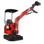 MechMaxx Mini Compact Excavator with HONDA GX390 Engine, 65.7" Max Digging Depth, 2280 lb Operating Weight, Model MEC10 - Image 13