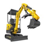 MechMaxx Mini Compact Excavator with Kubota D902 Engine, 95" Max Digging Depth, 4190 lb Operating Weight, Model MEC17PRO - Image 9