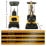 NW-12 | 13.5HP Mini Excavator B&S Engine with 6 Attachments - Image 7