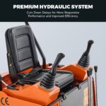 AX-16C | 23 HP B&S Engine Mini Excavator with Swing Boom - Image 4