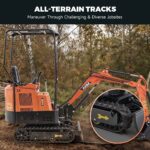 AX-16C | 23 HP B&S Engine Mini Excavator with Swing Boom - Image 6