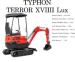 New 4,000 lb TYPHON Lux Mini Excavator Rubber Track with Kubota Diesel Engine USA - Image 7