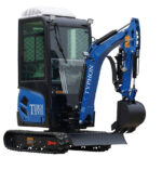 2025 4000 lb TYPHON TERROR XVII Cabin Mini Excavator Rubber Track with Kubota D902 Diesel Engine USA - Image 2