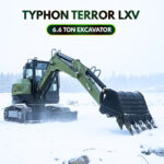 TYPHON TERROR LXV 6.6 Ton Excavator Kubota V2607 56.9HP AC/Heater Cabin Boom Swing - Image 18