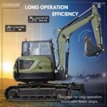 TYPHON TERROR LXV 6.6 Ton Excavator Kubota V2607 56.9HP AC/Heater Cabin Boom Swing - Image 16