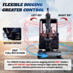 TYPHON TERROR X2 Max Canopy Mini Excavator Powerful 2.5 Ton Compact Machine with Yanmar Engine Advanced Hydraulic System - Image 22