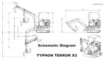 TYPHON TERROR X2 Mini Excavator 2.7 Ton EPA Diesel Perkins Engine USA - Image 9