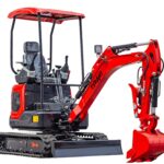 3800lbs TYRANT 17 Diesel Mini Excavator Kubota D902 Engine Side Swing w 12 attachments