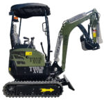 2025 4000 lb Typhon Terror XVIII Mini Excavator Rubber Track with Kubota Diesel Engine USA - Image 3
