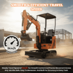 Typhon Tyrant X 1 Ton Mini Excavator with 13.5HP Briggs & Stratton Engine, Hydraulic Oil Cooler & Thumb Clip - Image 10