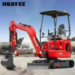 Mini Excavator with 14HP Kubota Engine & Hydraulic Thumb | HUAYEE HY16C - Image 10