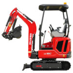 Mini Excavator with 14HP Kubota Engine & Hydraulic Thumb | HUAYEE HY16C - Image 9